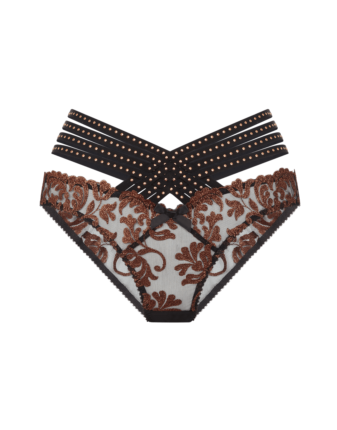 Zarella Full Brief   Bronze/Black | Agent Provocateur