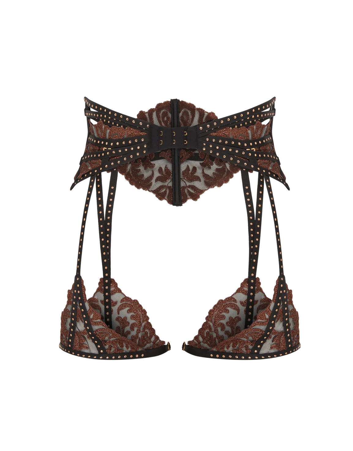 Zarella Waspie Bronze/Black | Agent Provocateur