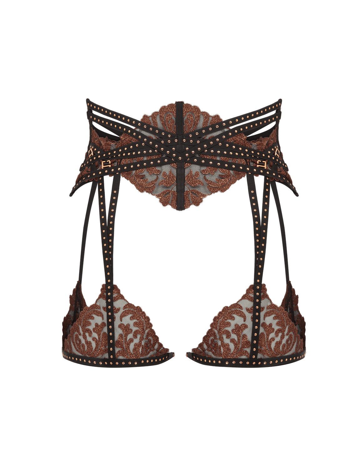 Zarella Waspie Bronze/Black | Agent Provocateur