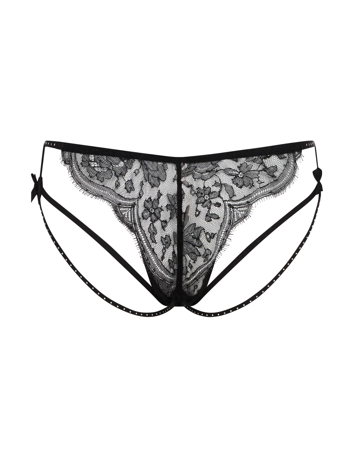 Anora Thong Black/Crystal | Agent Provocateur