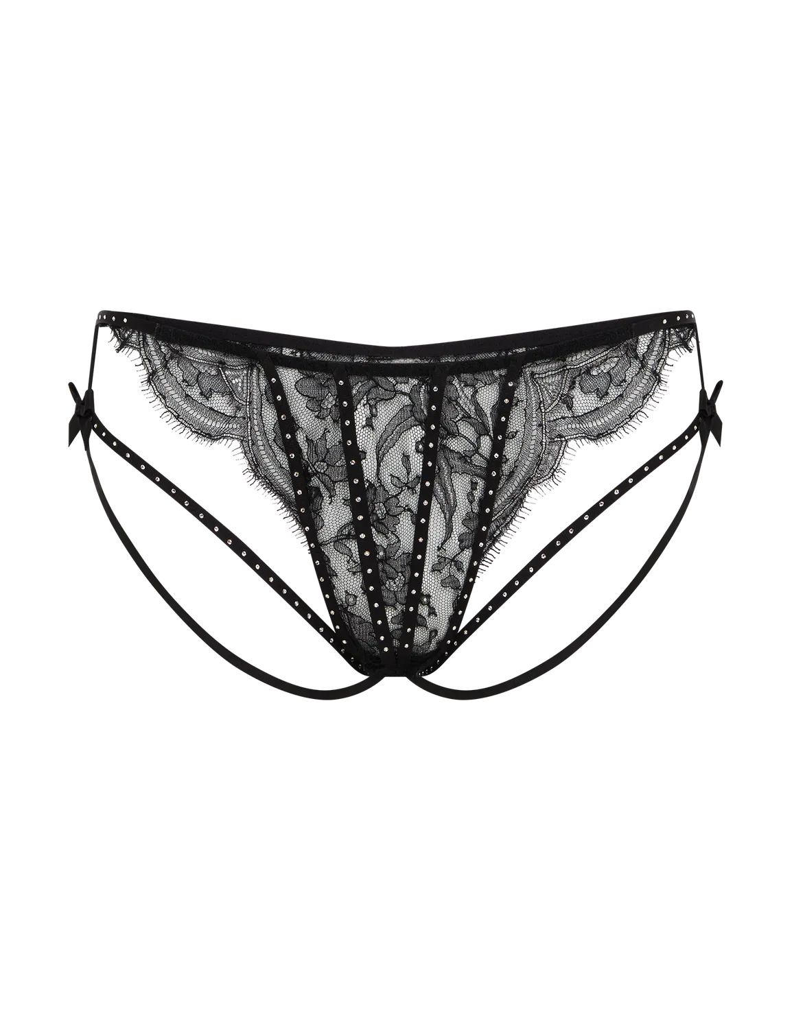 Anora Thong Black/Crystal | Agent Provocateur