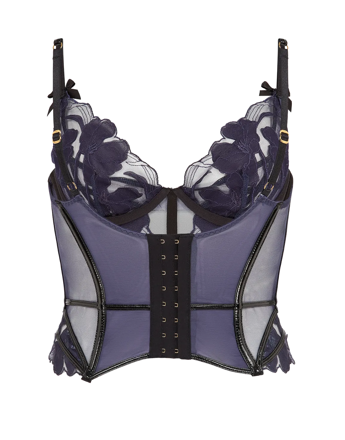 Felicitie Bustier  Navy/Black | Agent Provocateur