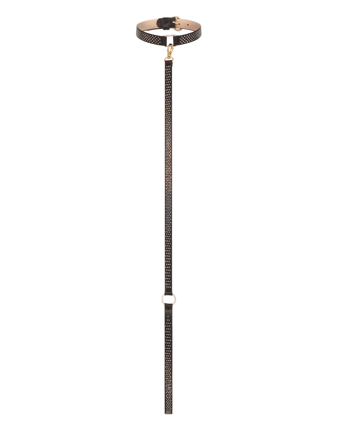 Fonda Choker And Leash Black Crystal | Agent Provocateur