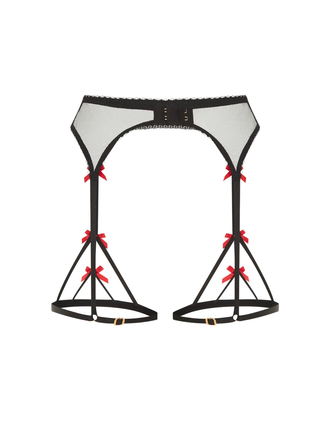 Hetty Suspender Black/Red | Agent Provocateur