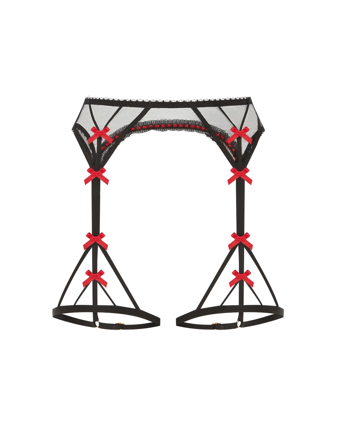 Hetty Suspender Black/Red | Agent Provocateur