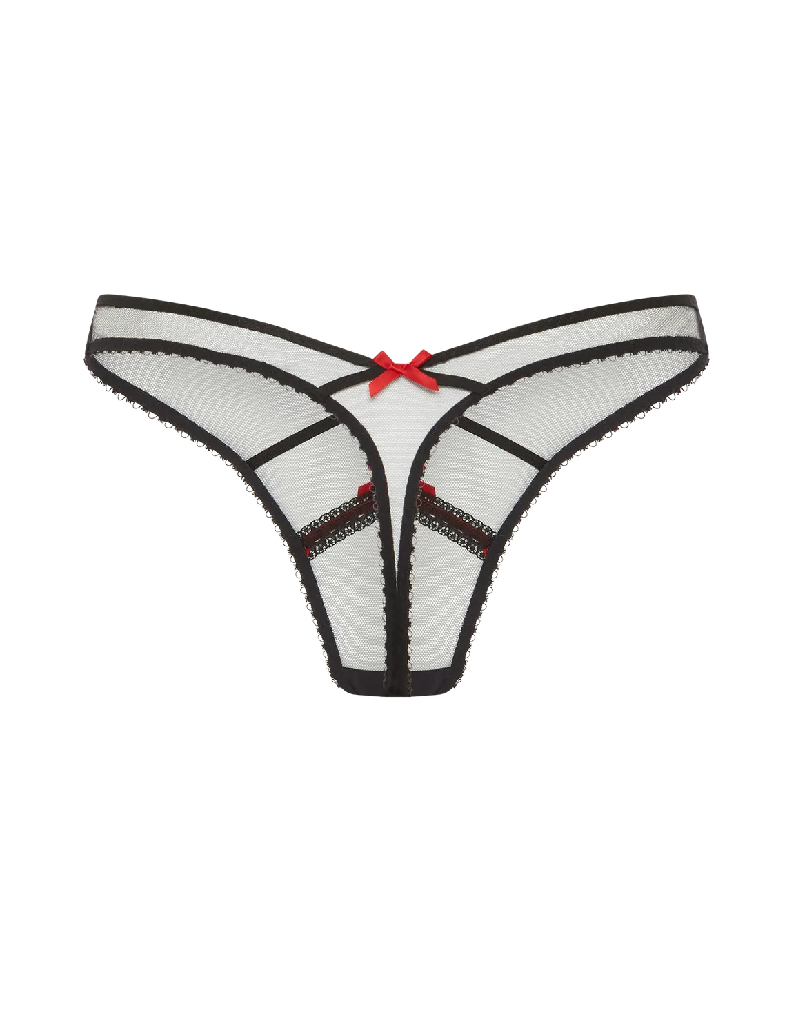 Hetty Thong Black/Red | Agent Provocateur
