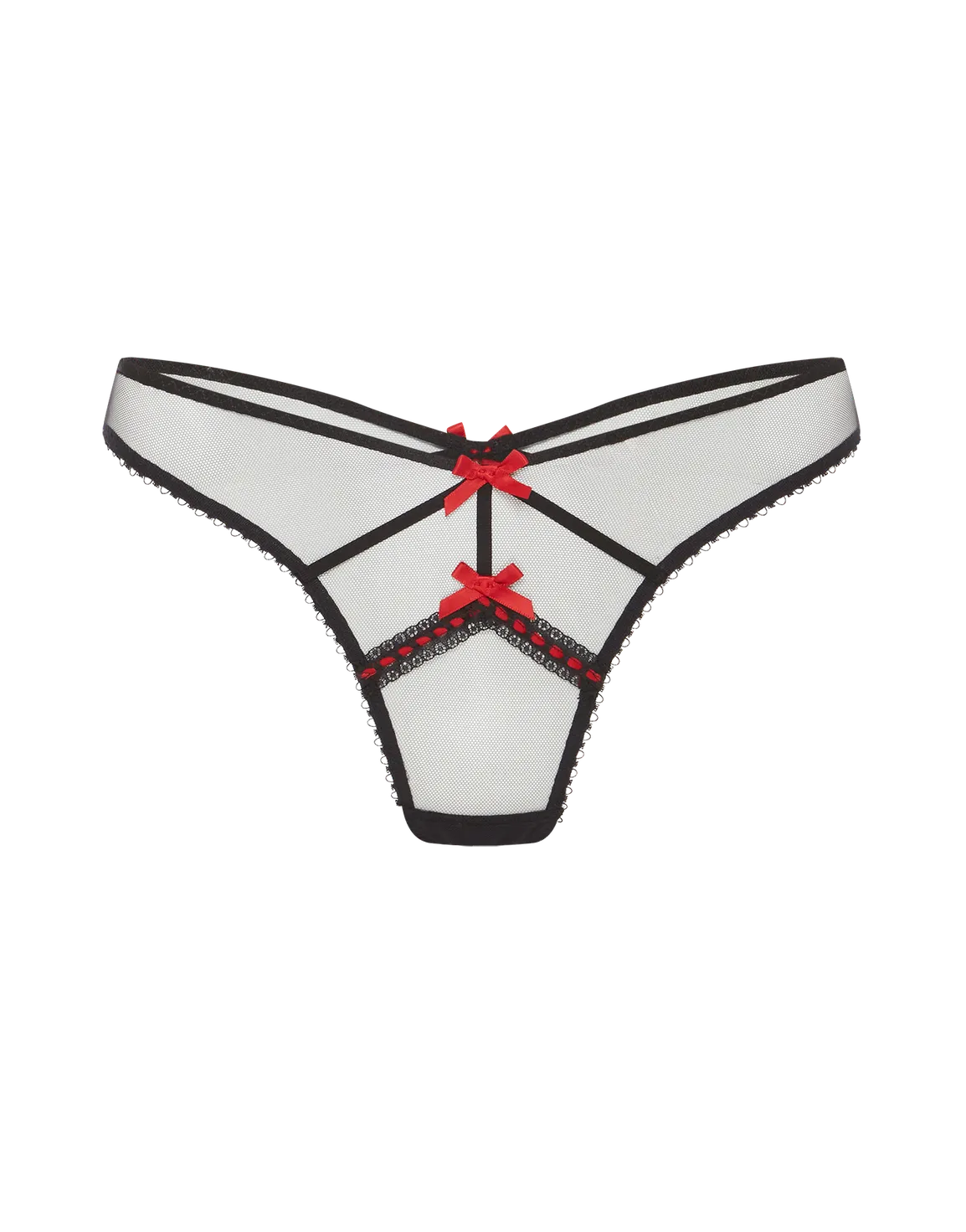 Hetty Thong Black/Red | Agent Provocateur