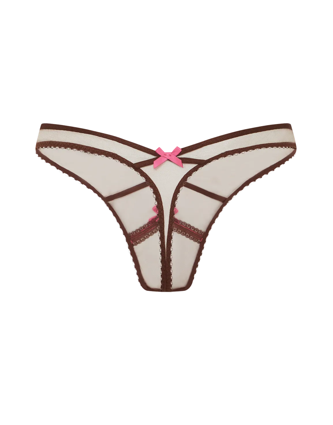 Hetty Thong  Brown/Pink | Agent Provocateur