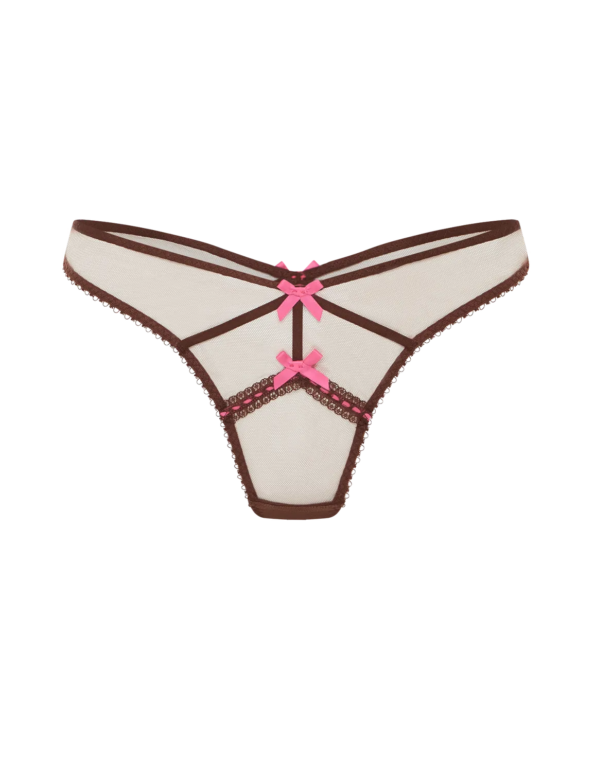 Hetty Thong  Brown/Pink | Agent Provocateur