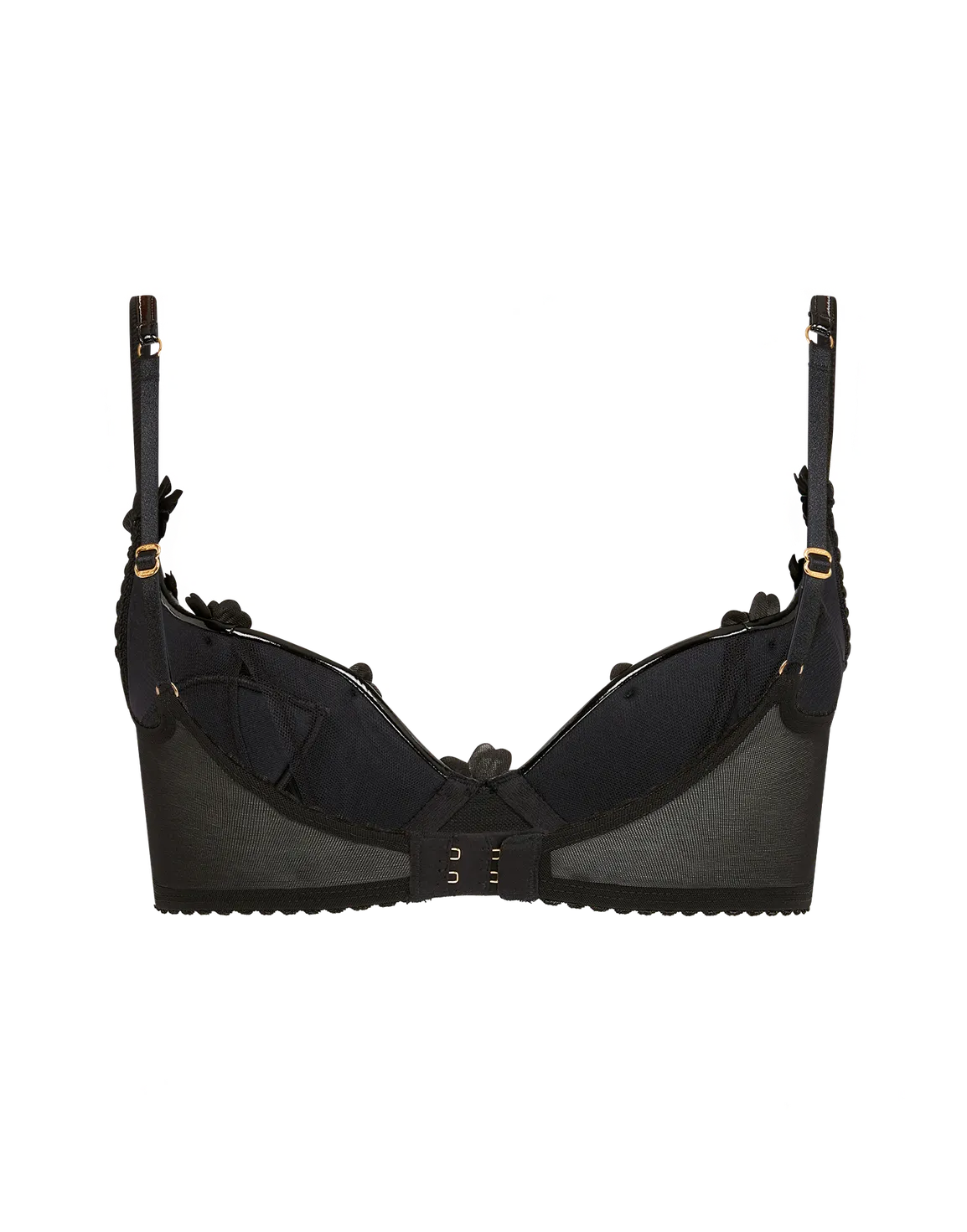 Lilathe Plunge Underwired Bra  Black | Agent Provocateur