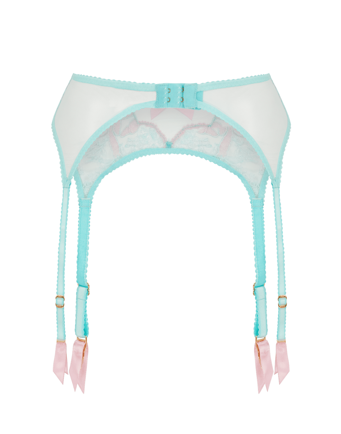 Lisetta Suspender Mint/Pink | Agent Provocateur