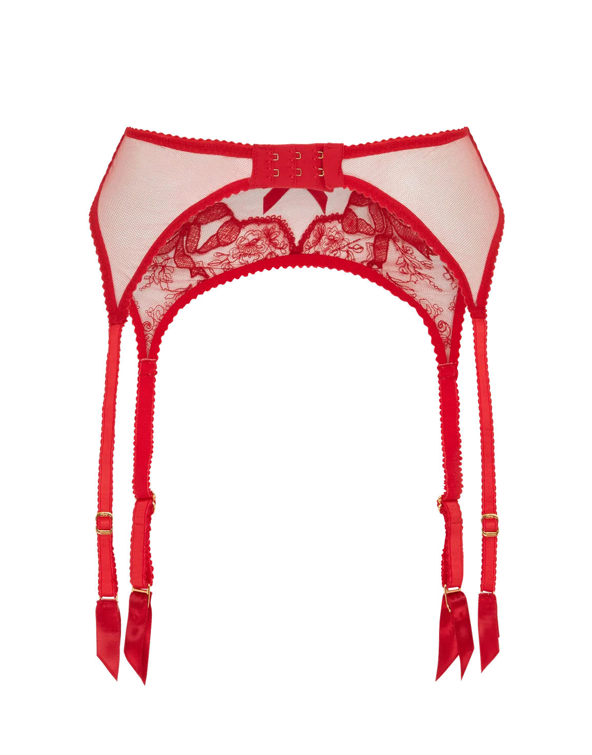 Lisetta Suspender Red/Red | Agent Provocateur