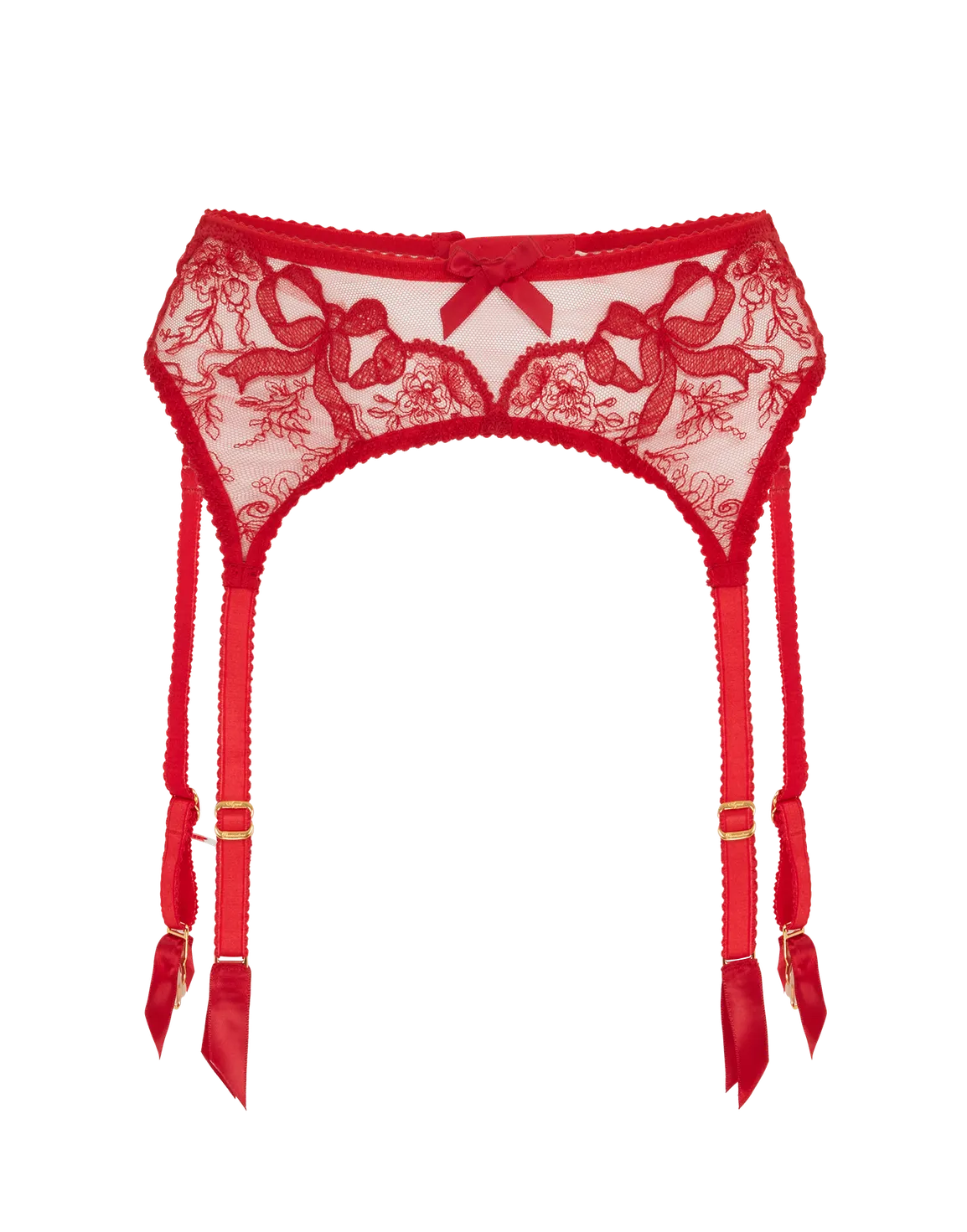 Lisetta Suspender Red/Red | Agent Provocateur