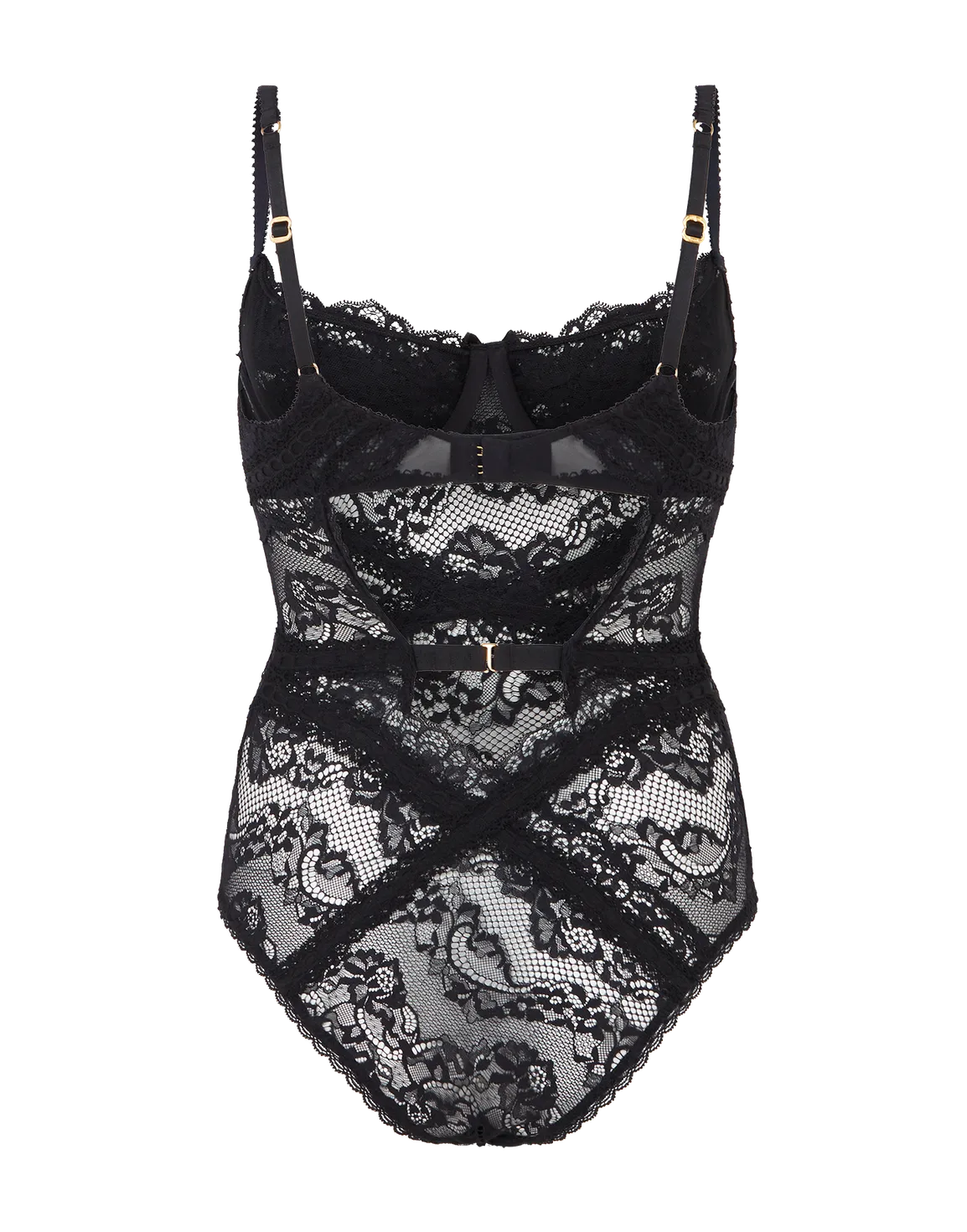 Maxwell Bodysuit Black | Agent Provocateur