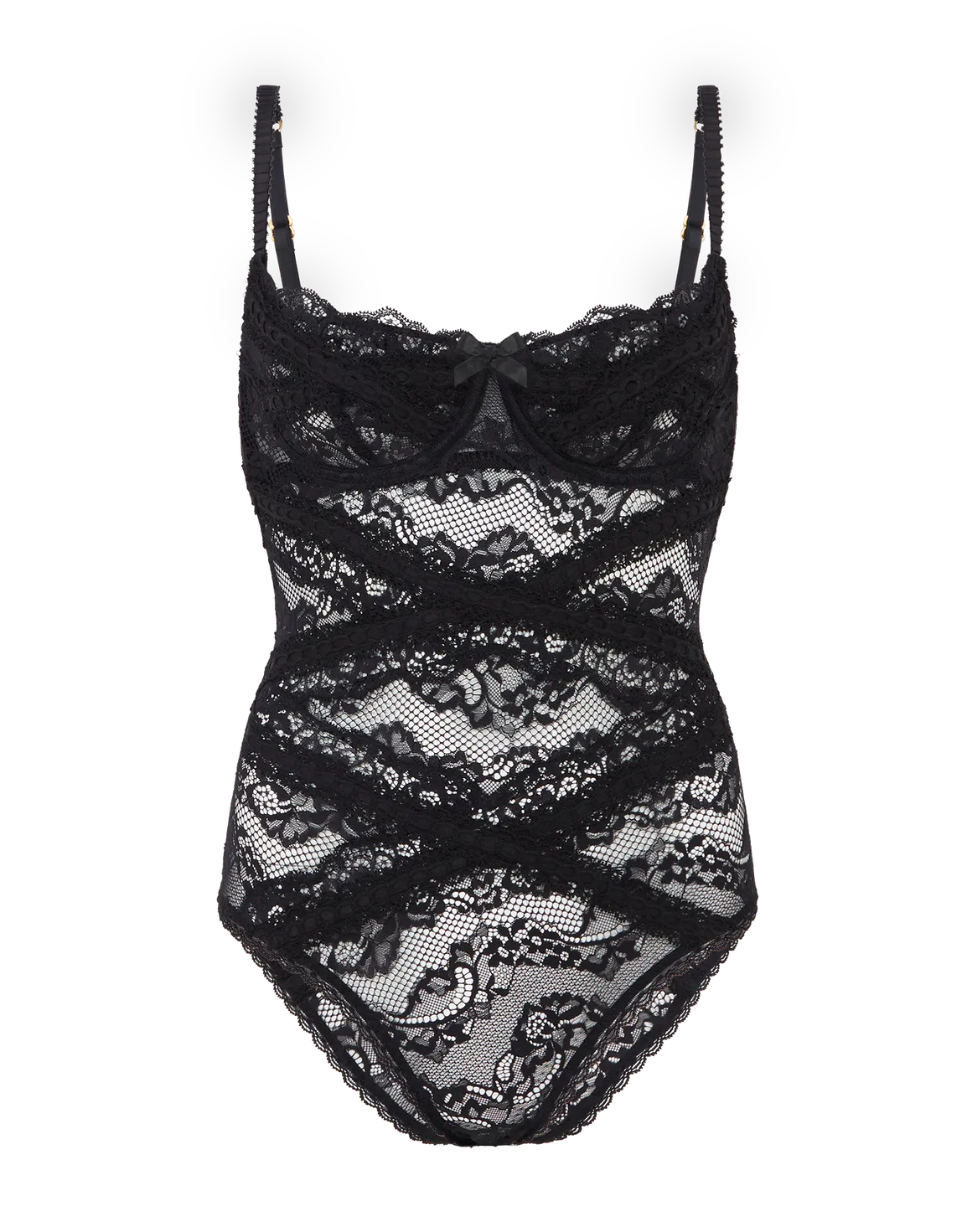 Maxwell Bodysuit Black | Agent Provocateur