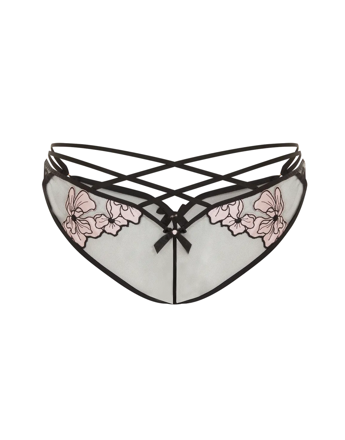 Polina Brief Pink/Black | Agent Provocateur