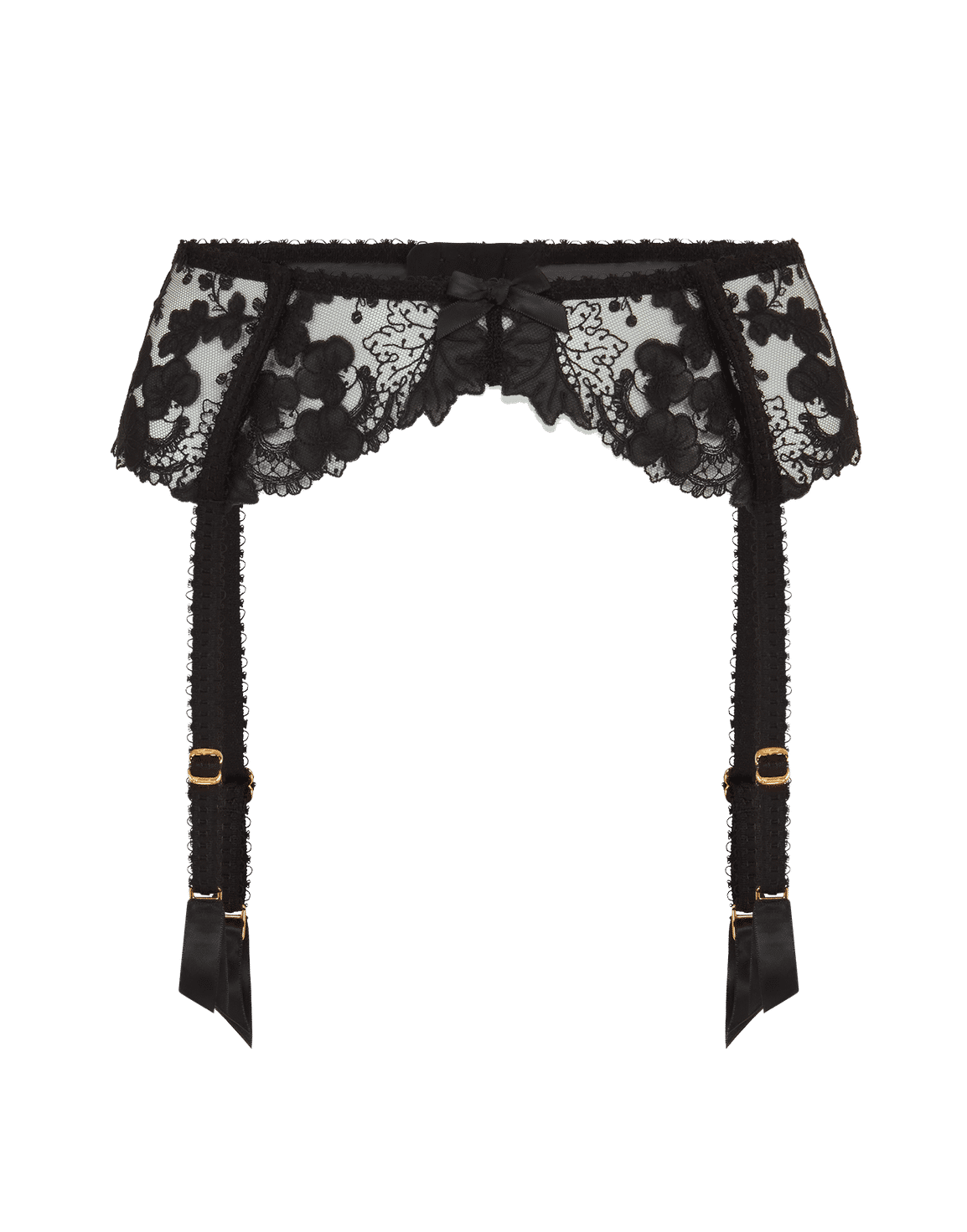 Posy Suspender  Black | Agent Provocateur
