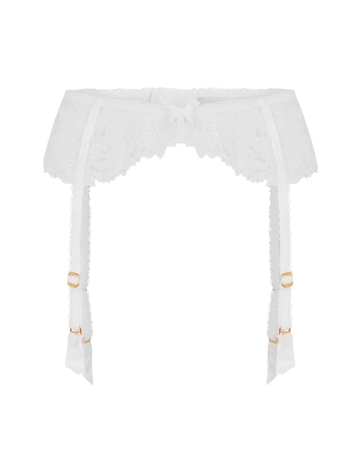 Posy Suspender  White | Agent Provocateur