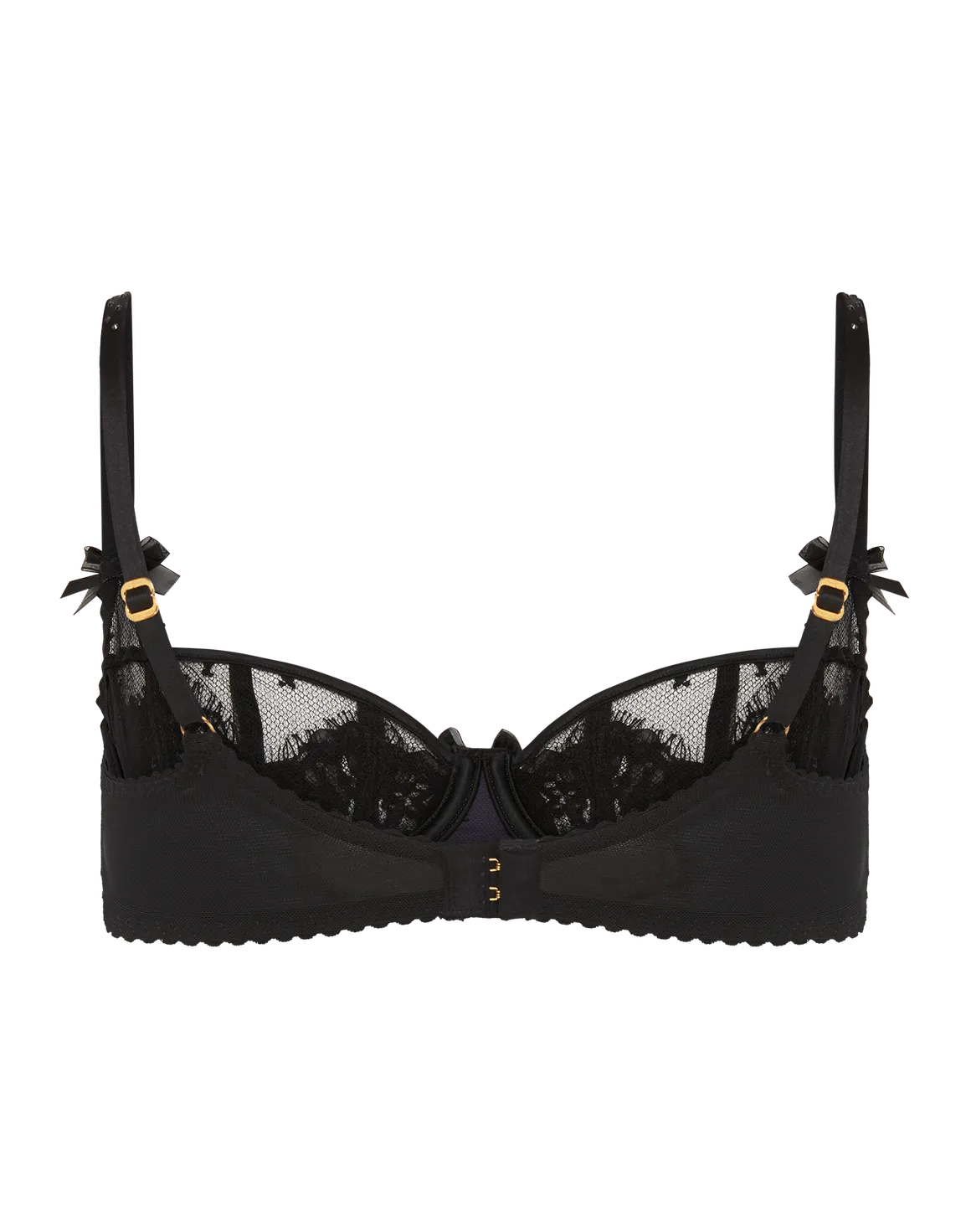 Veretie Balconette Underwired Bra  Black/Navy | Agent Provocateur