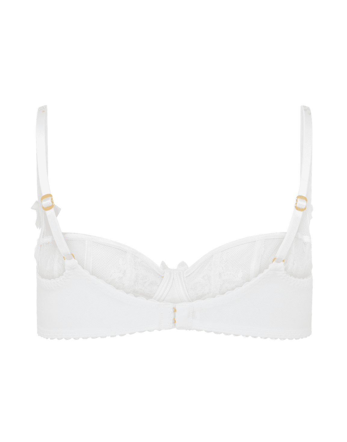 Veretie Balconette Underwired Bra White/Cream | Agent Provocateur