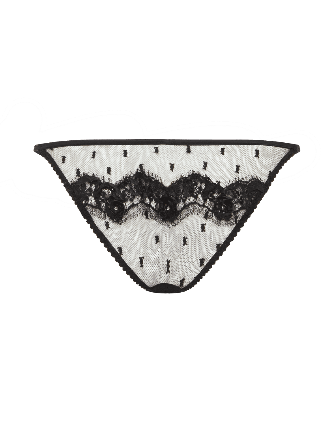 Veretie Full Brief  Black/Navy | Agent Provocateur