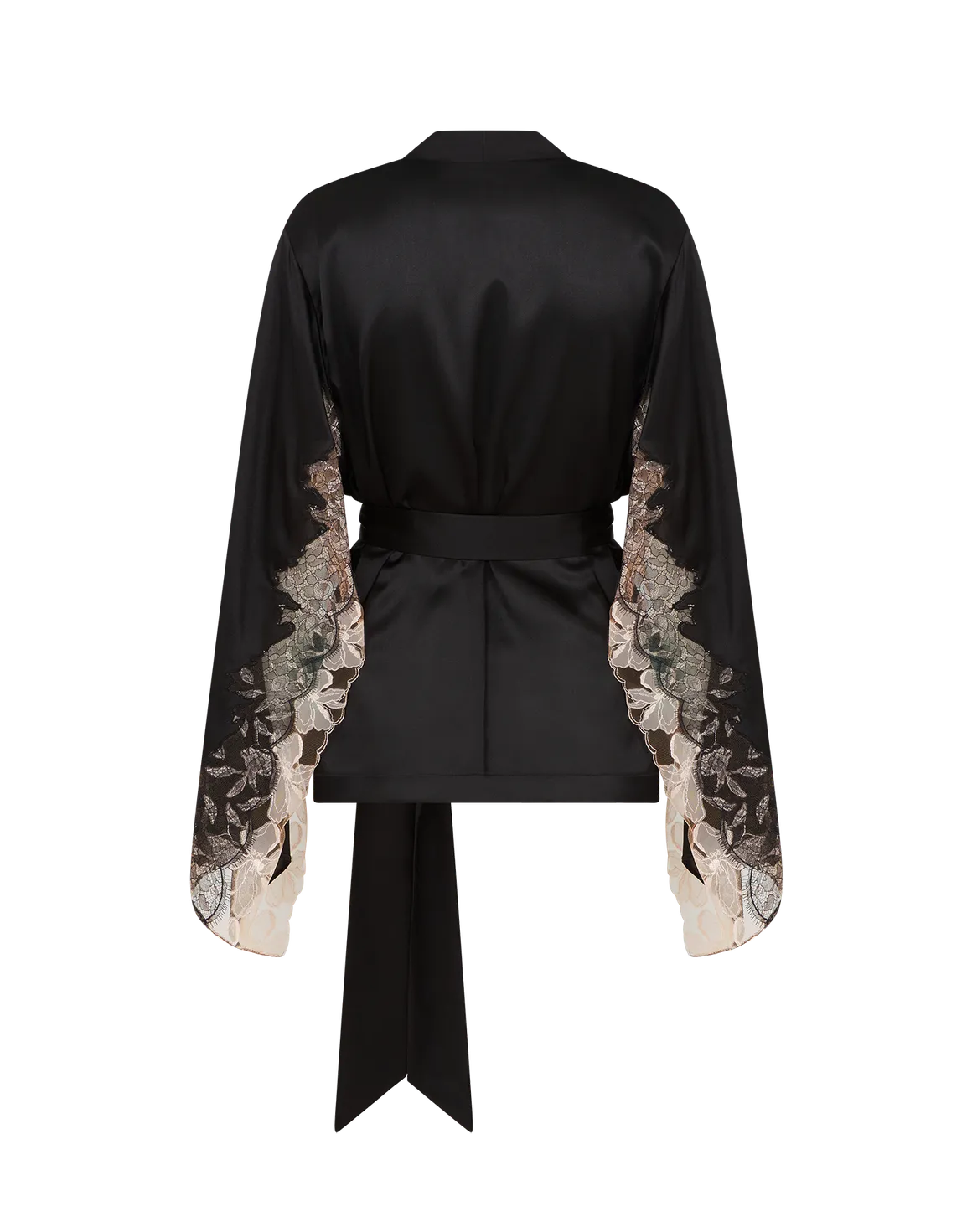 Vitoria Pyjama Top Black/Blush | Agent Provocateur