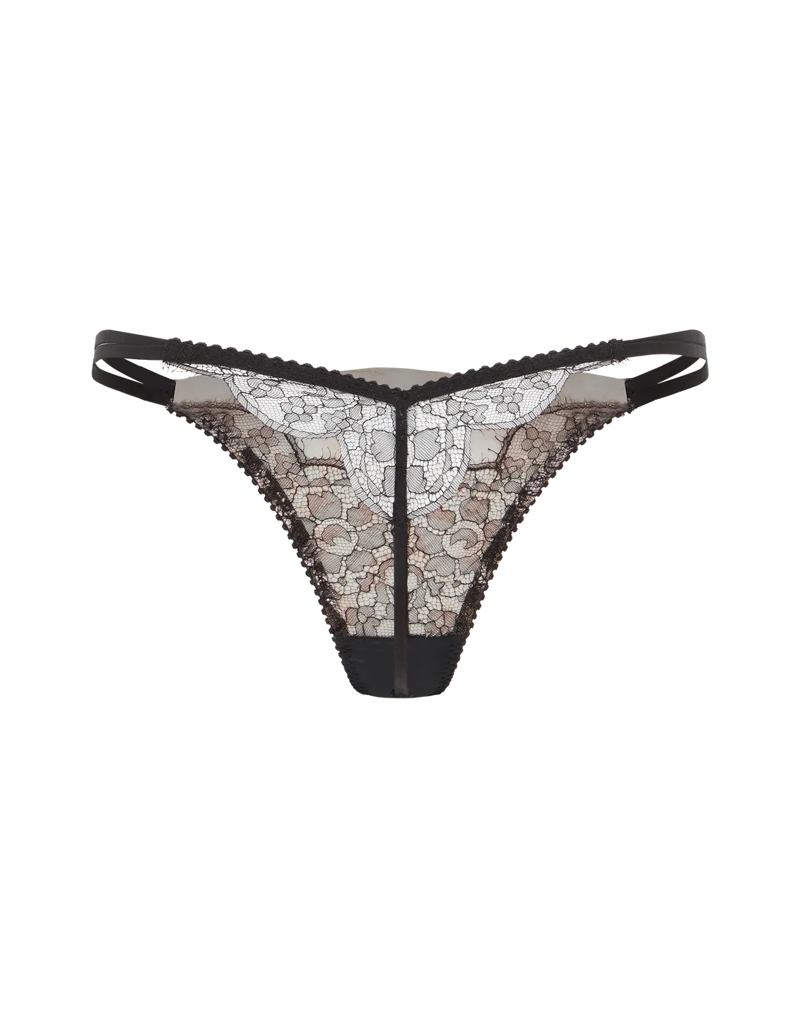 Vitoria Thong Black/Blush | Agent Provocateur