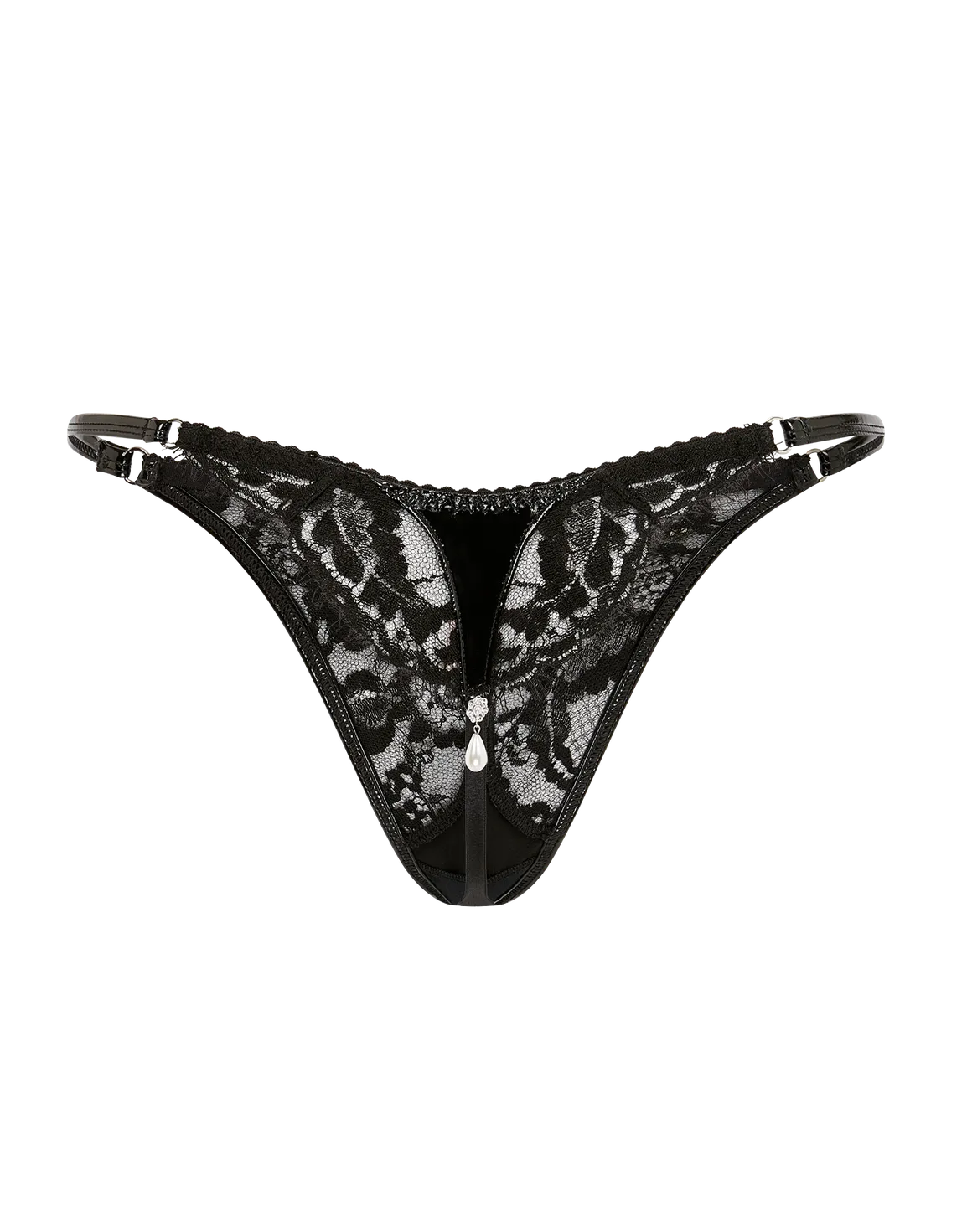 Vivienna Thong Black/Pearl | Agent Provocateur