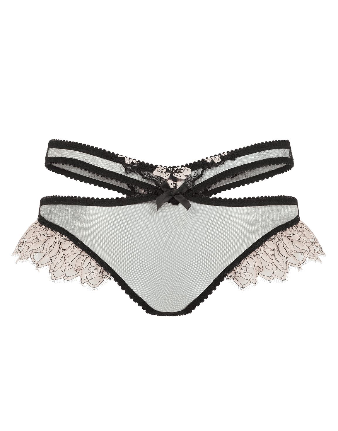 Andiee Full Brief Black/Baby Pink | Agent Provocateur