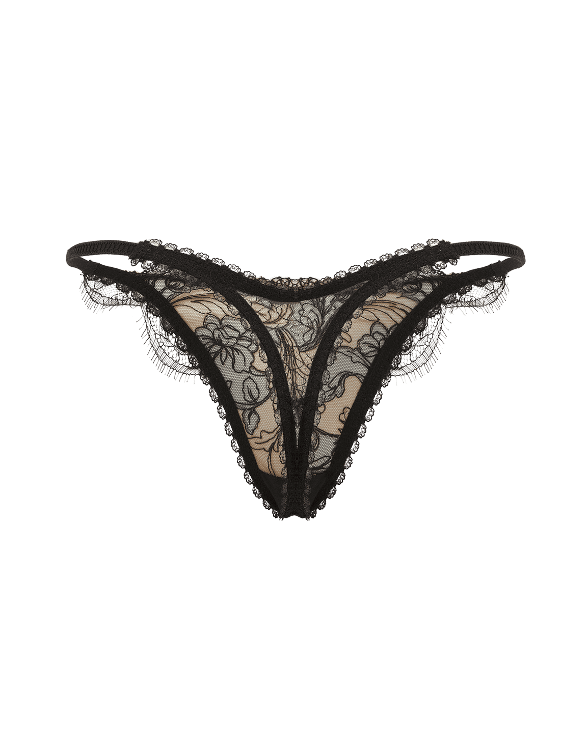 Cyndi Thong Black/Sand | Agent Provocateur