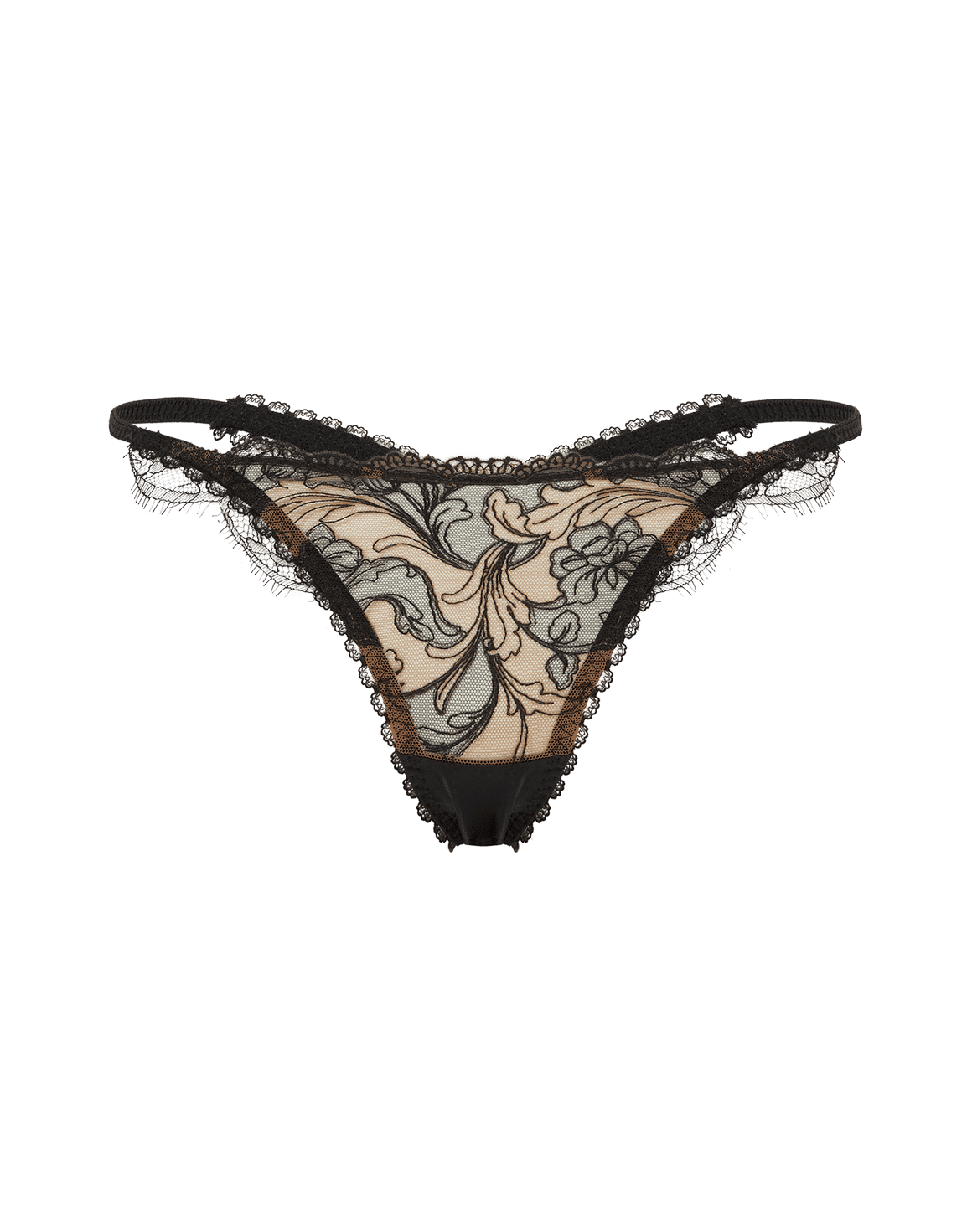 Cyndi Thong Black/Sand | Agent Provocateur
