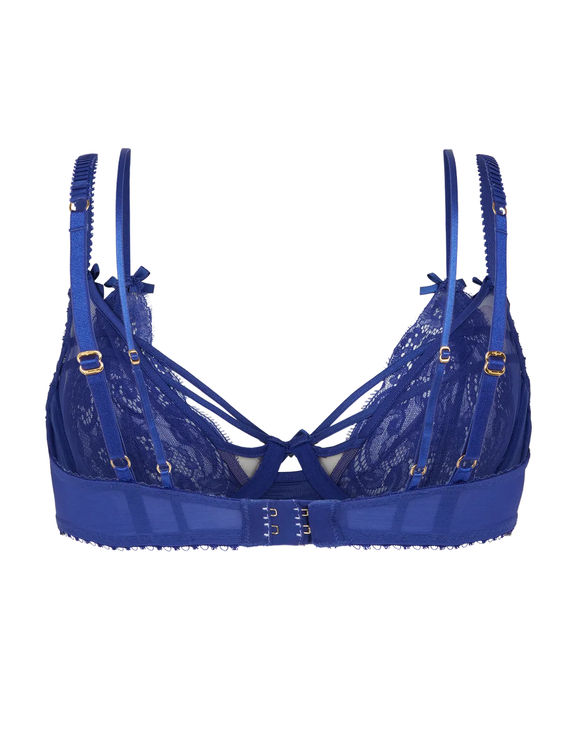 Joella Plunge Underwired Bra Cobalt | Agent Provocateur