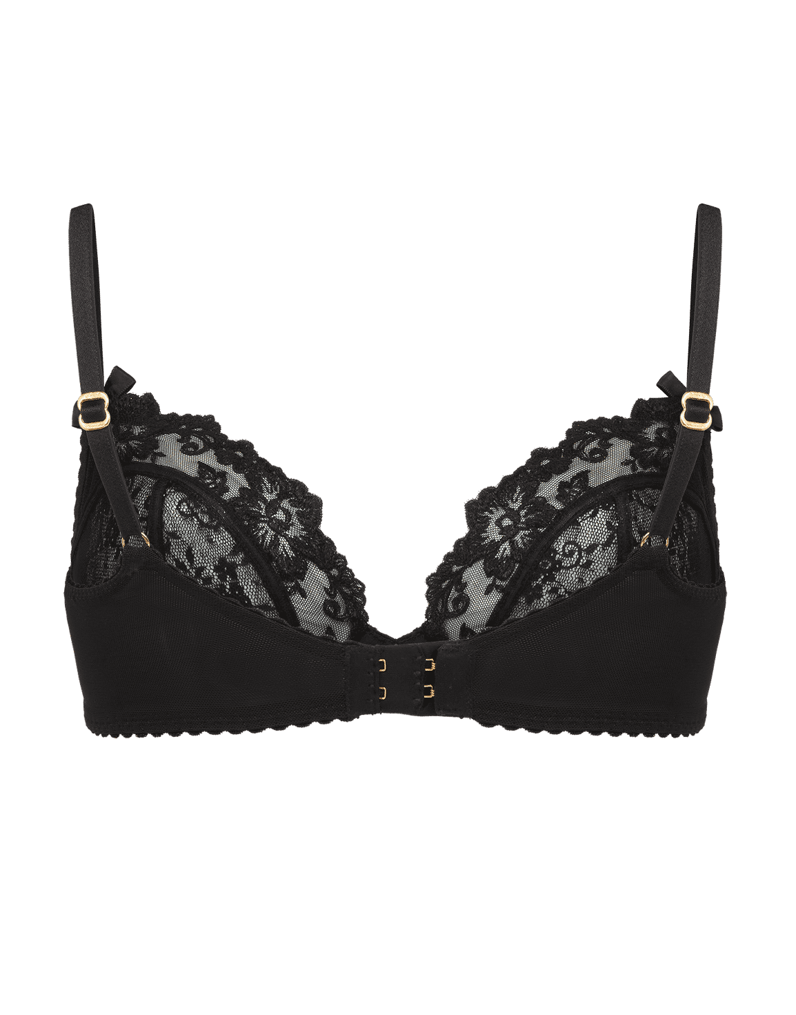 Josephina Plunge Underwired Bra Black | Agent Provocateur