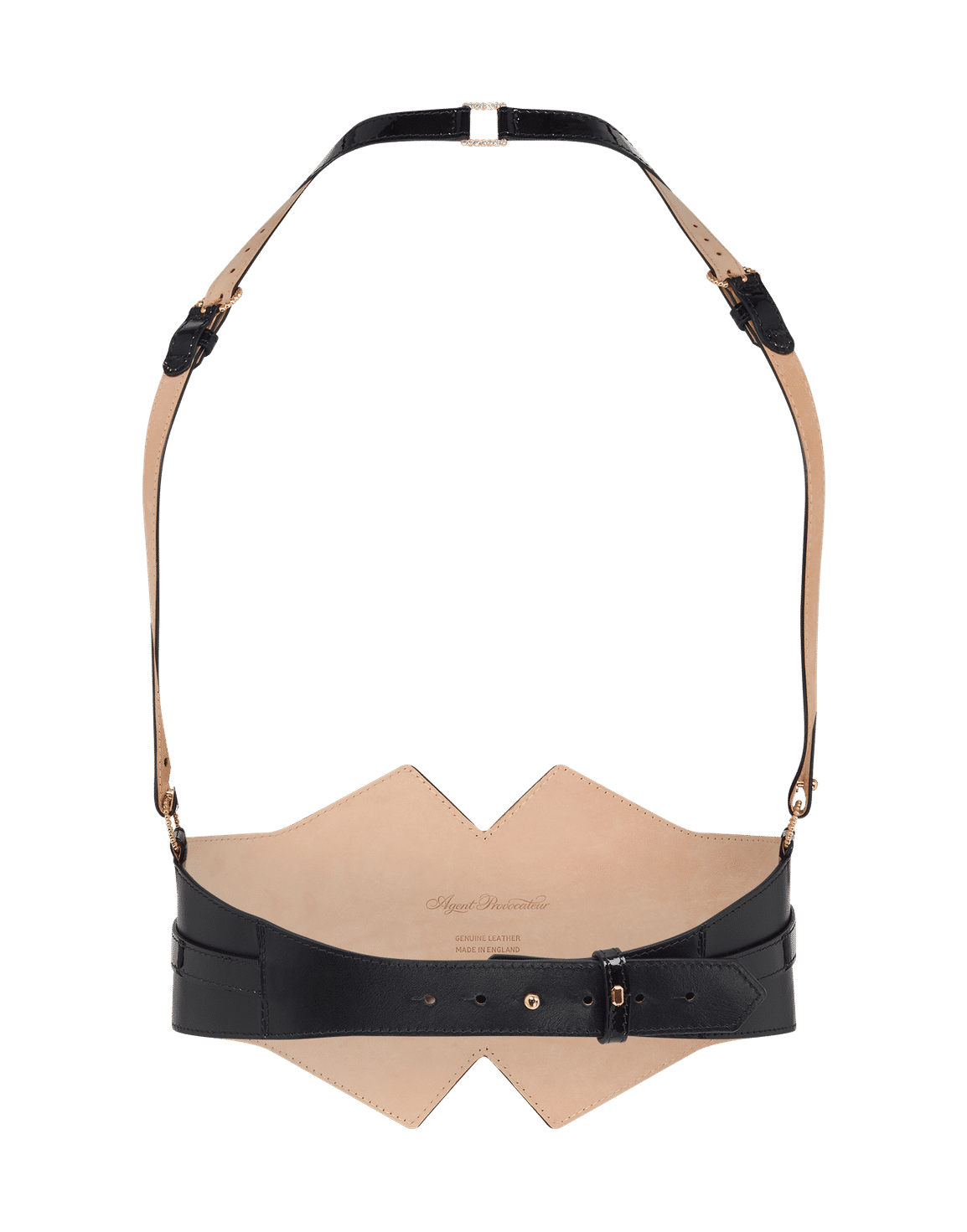 Karolina Harness Black/Crystal | Agent Provocateur