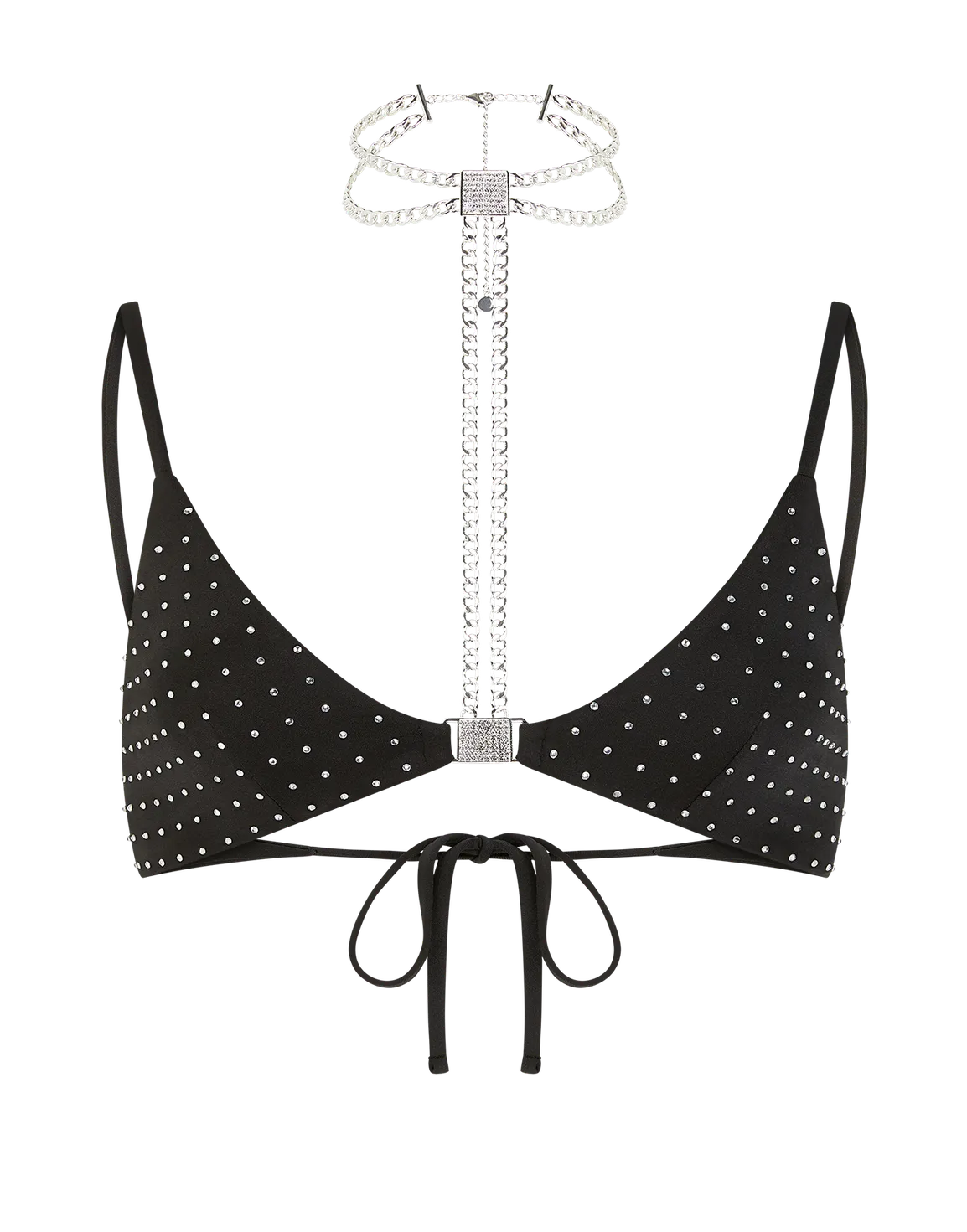 Trixina Bikini Top Black Crystal | Agent Provocateur