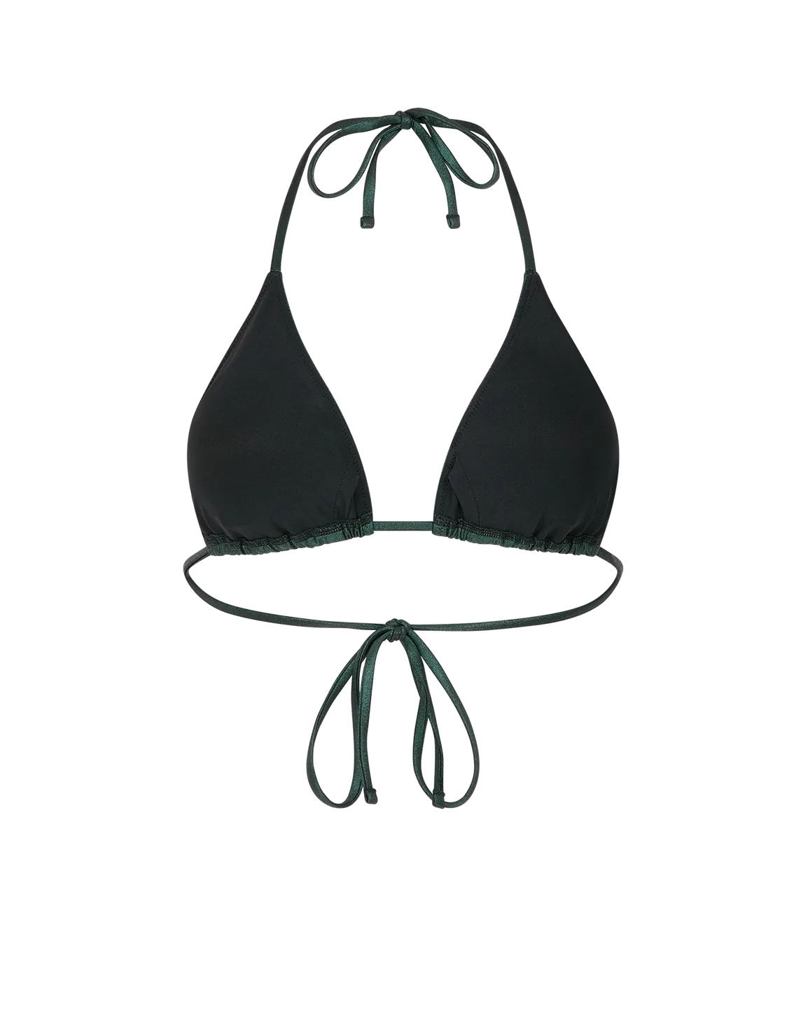 Vivi Bikini Top Green Foil | Agent Provocateur
