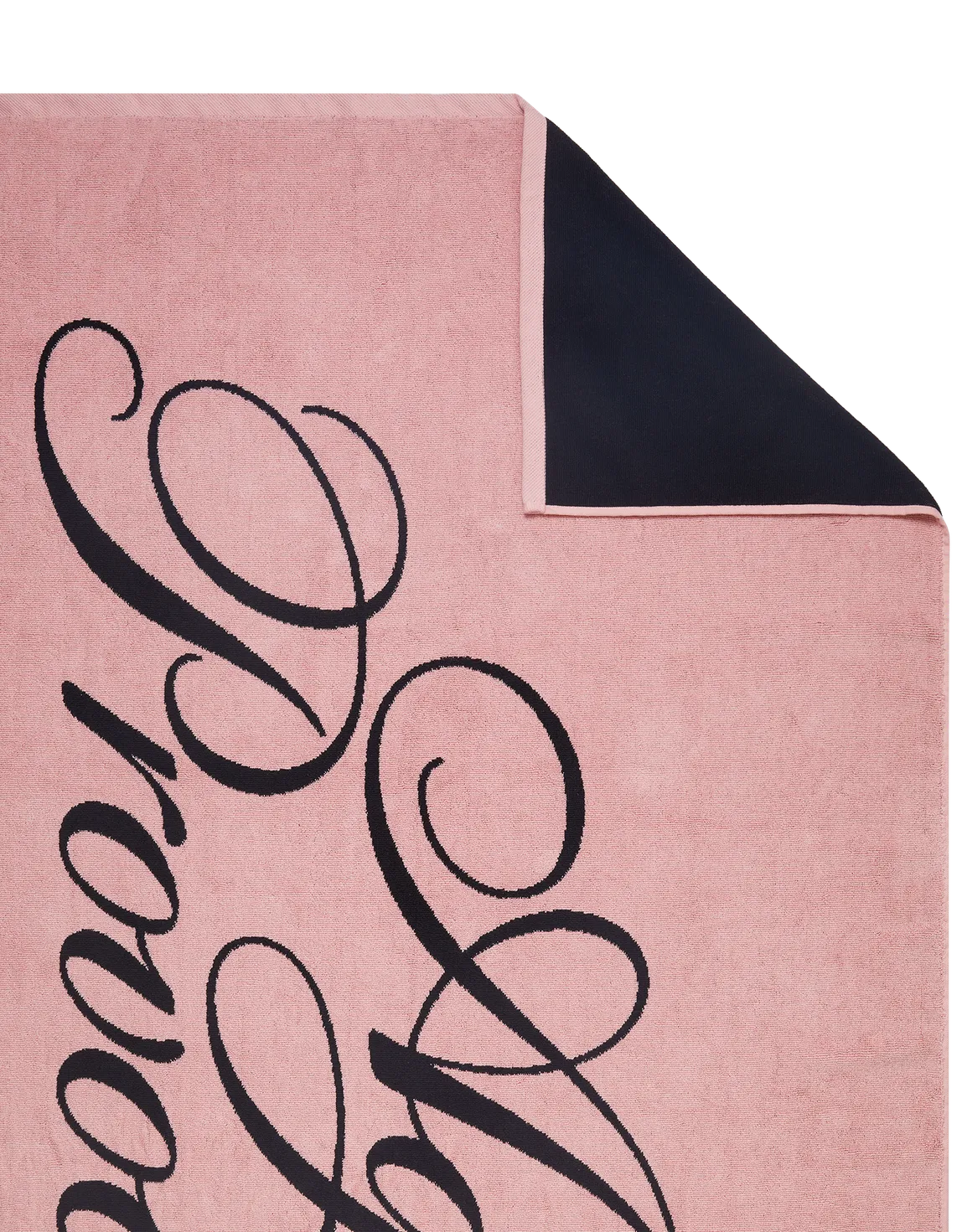AP Towel Beach Towel Black/Pink | Agent Provocateur