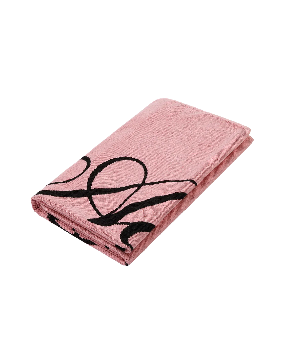 AP Towel Beach Towel Black/Pink | Agent Provocateur
