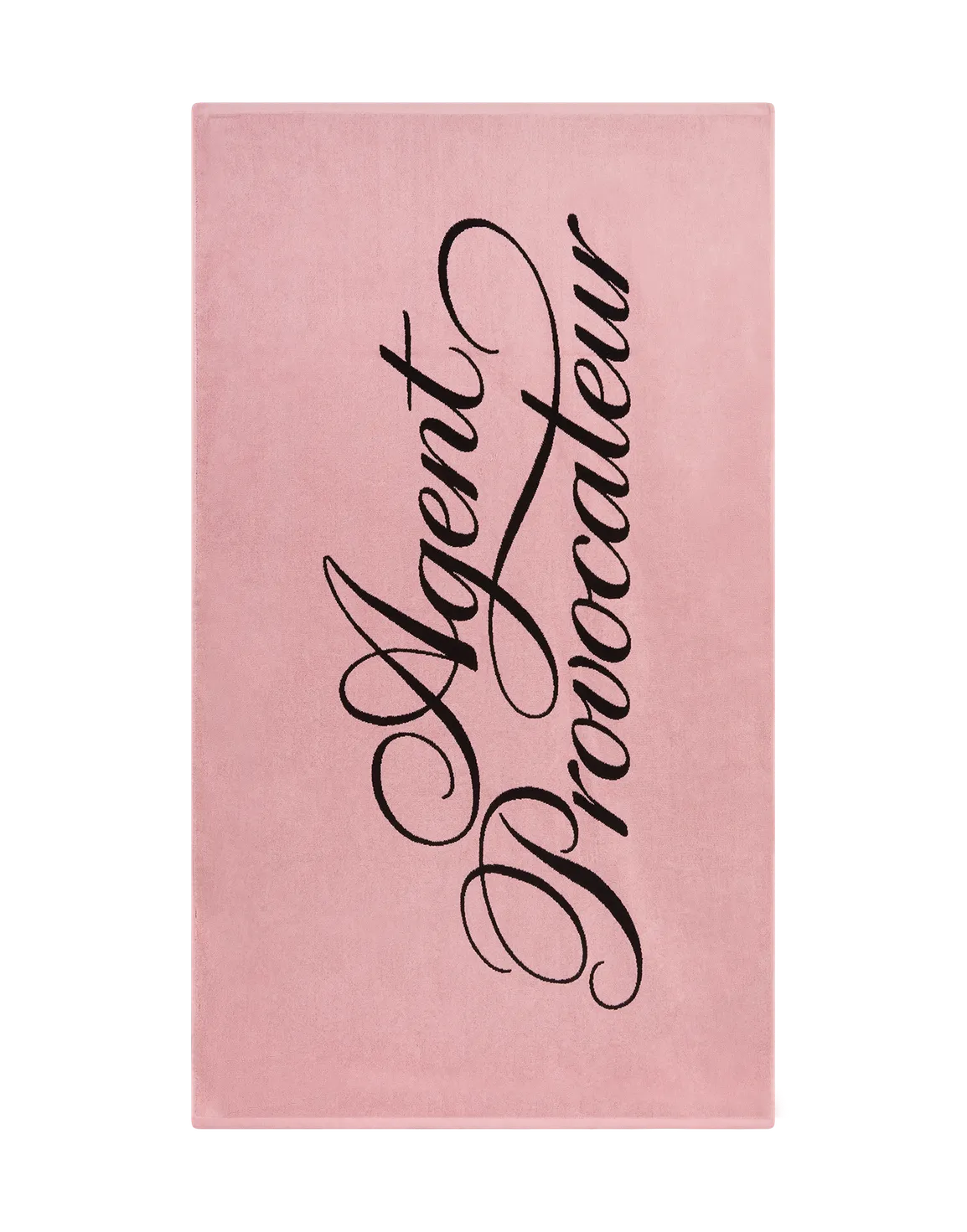 AP Towel Beach Towel Black/Pink | Agent Provocateur