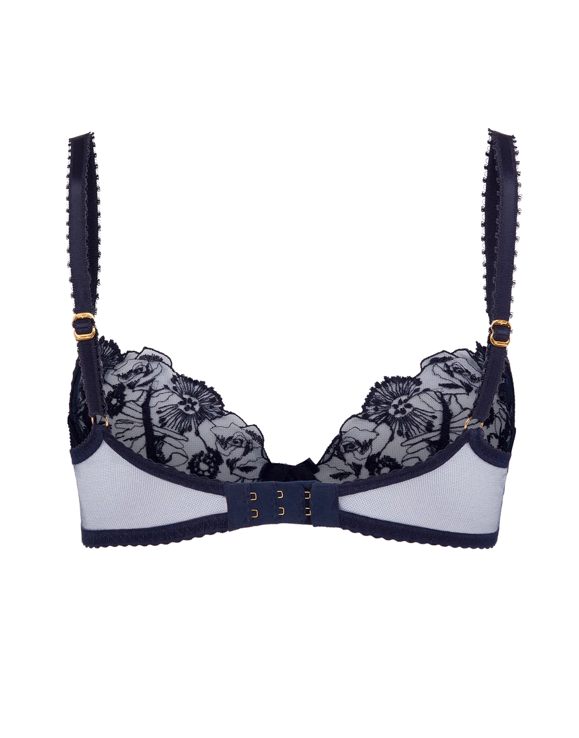 Jayce Plunge Underwired Bra Navy | Agent Provocateur