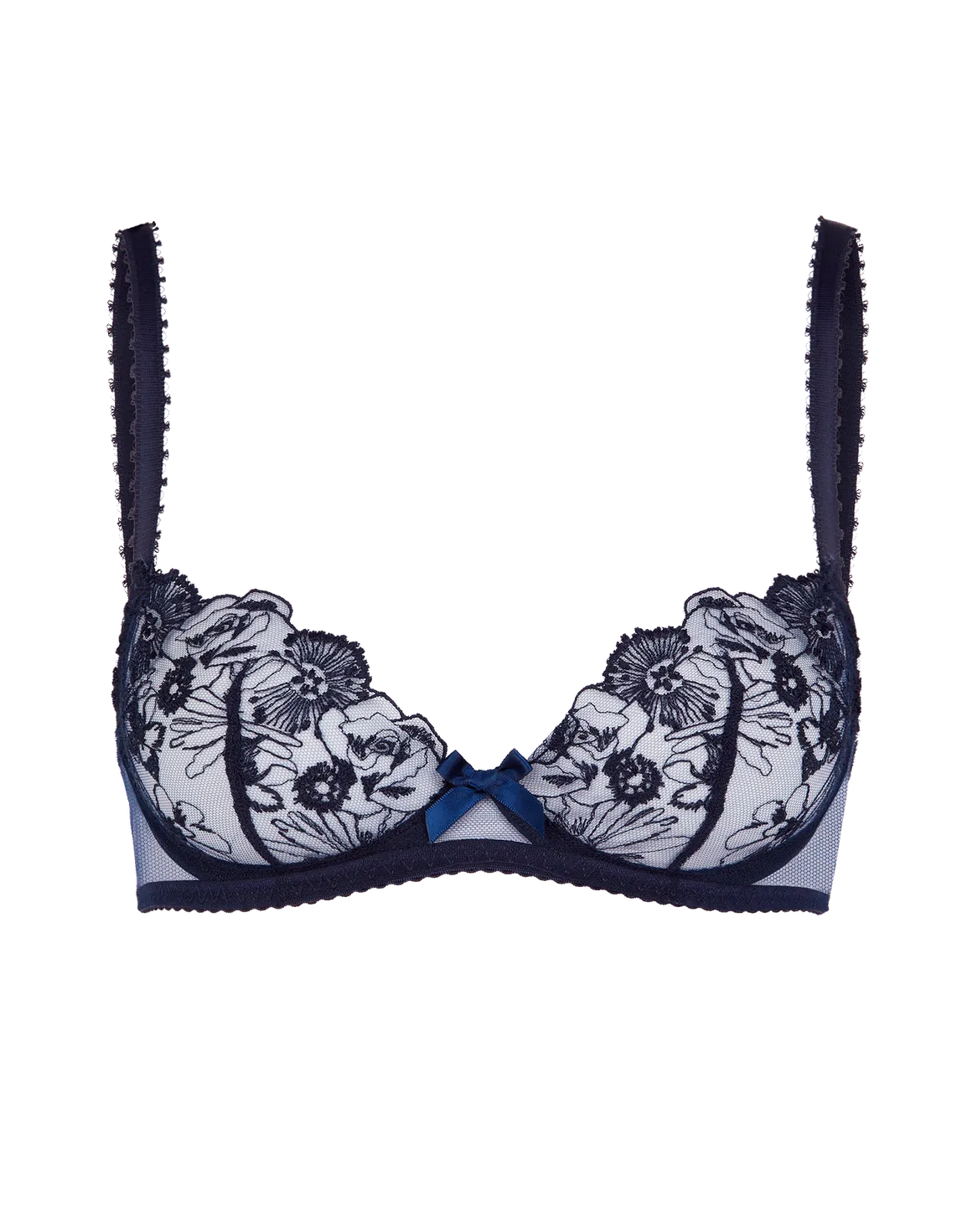Jayce Plunge Underwired Bra Navy | Agent Provocateur