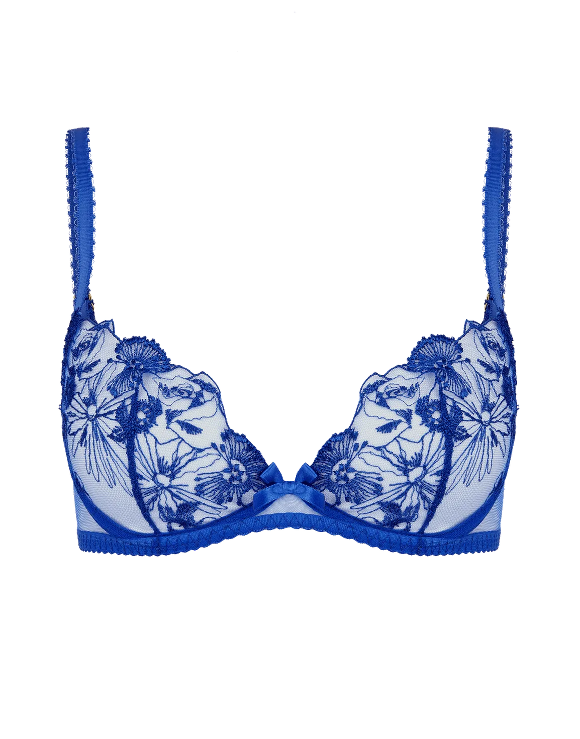 Jayce Plunge Underwired Bra Cobalt | Agent Provocateur