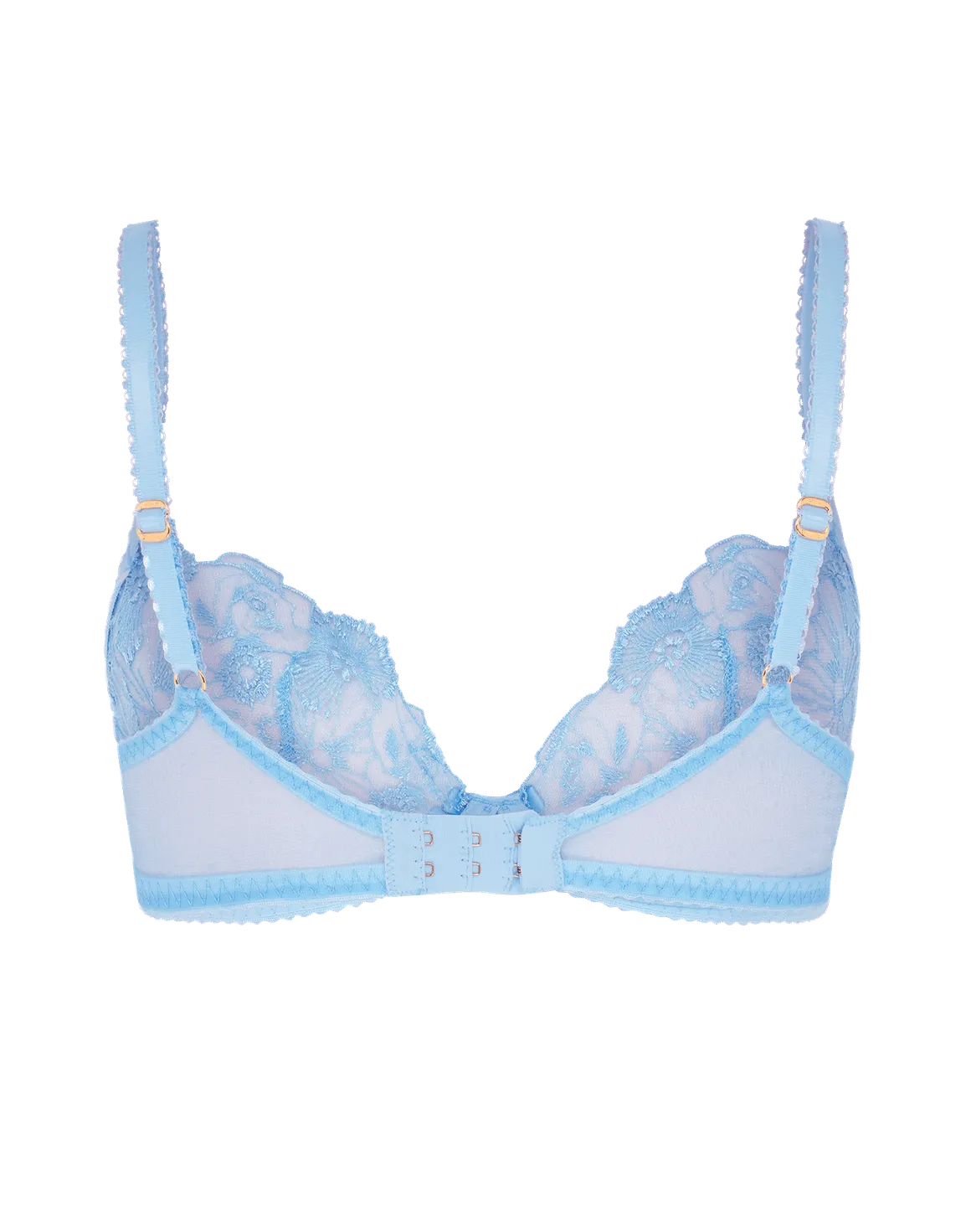Jayce Plunge Underwired Bra Baby Blue | Agent Provocateur