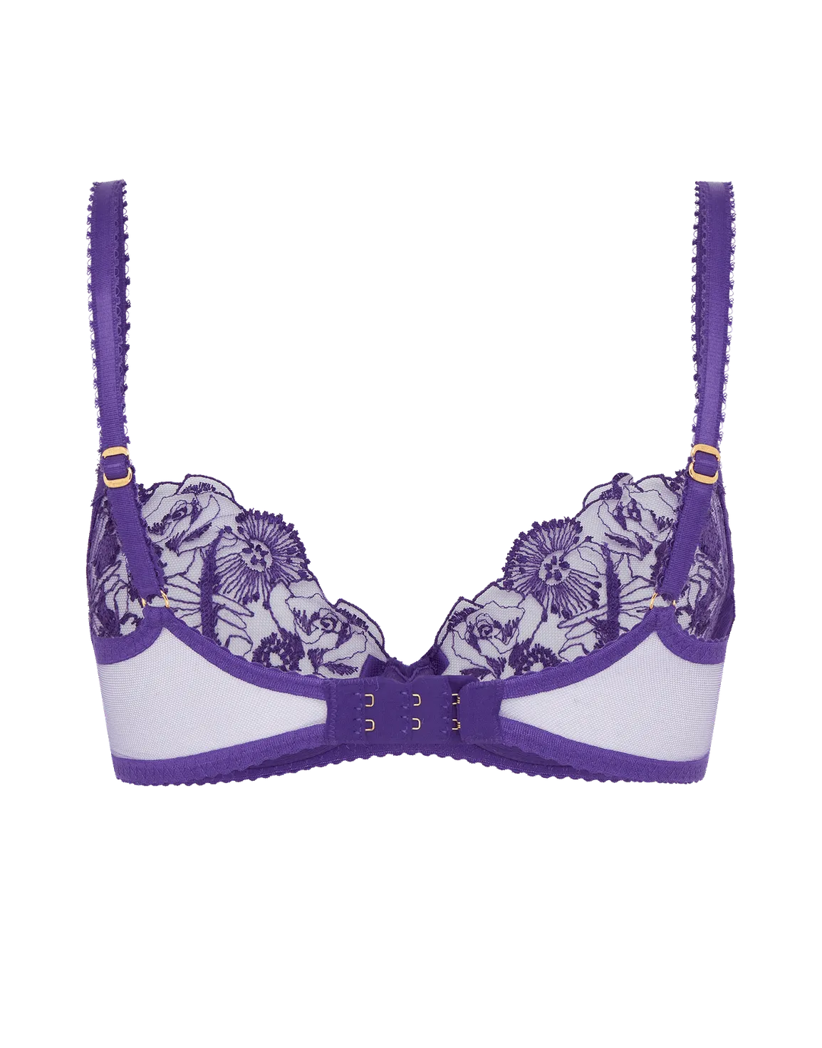 Jayce Plunge Underwired Bra Purple | Agent Provocateur