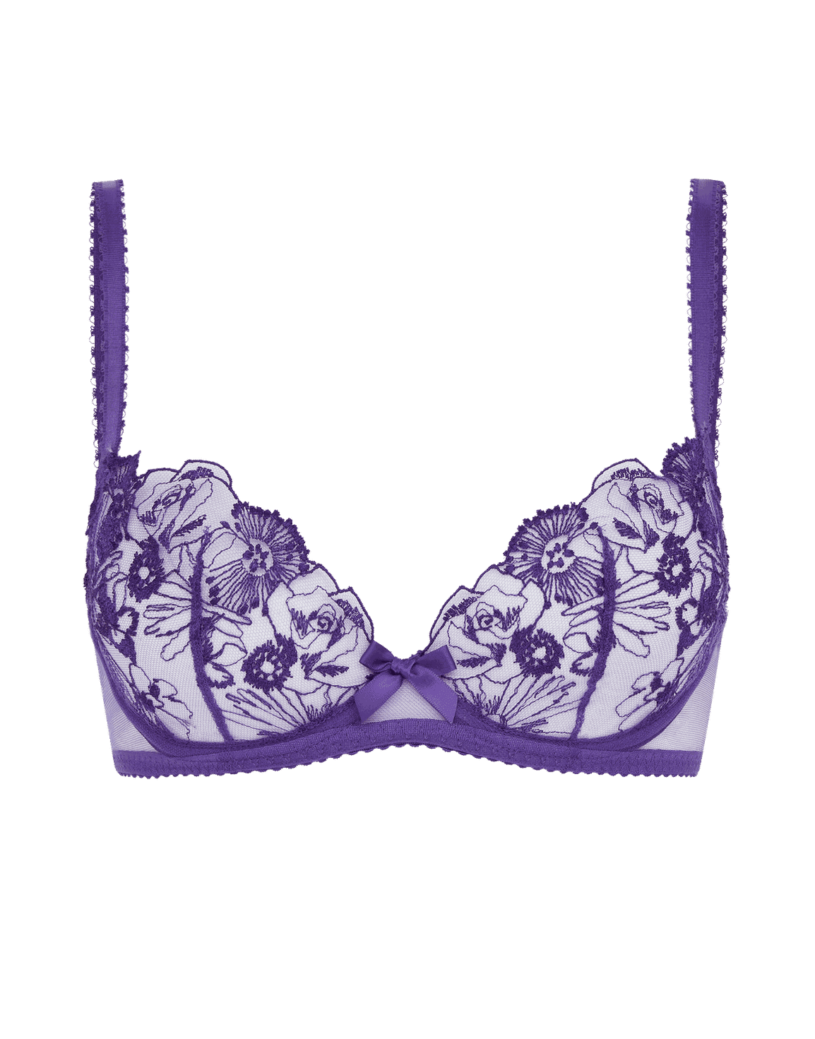 Jayce Plunge Underwired Bra Purple | Agent Provocateur