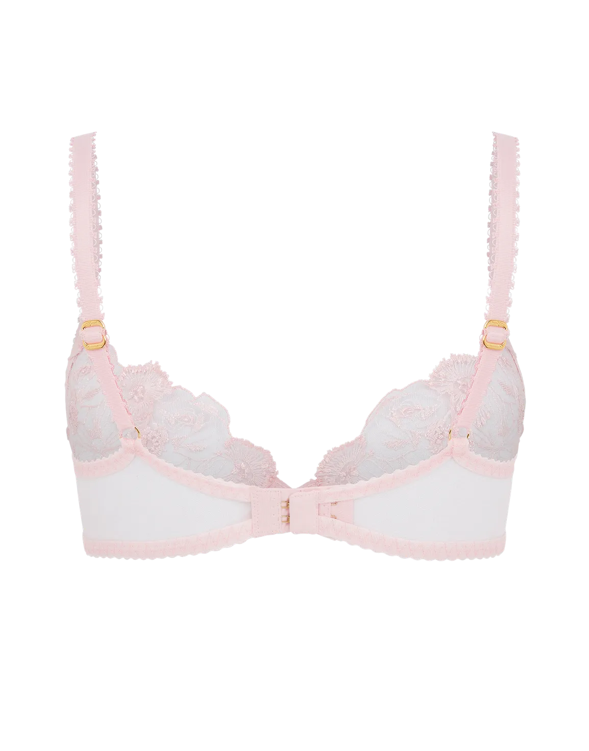 Jayce Plunge Underwired Bra Baby Pink | Agent Provocateur