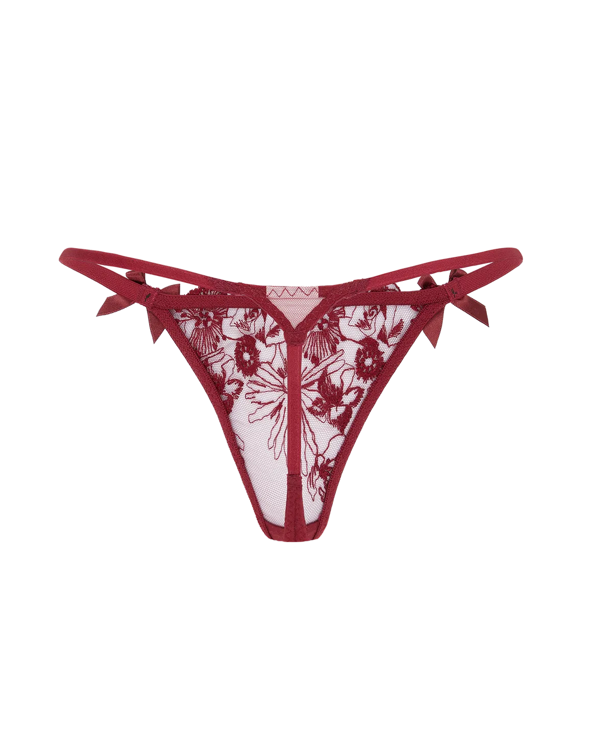 Jayce Thong Burgundy | Agent Provocateur