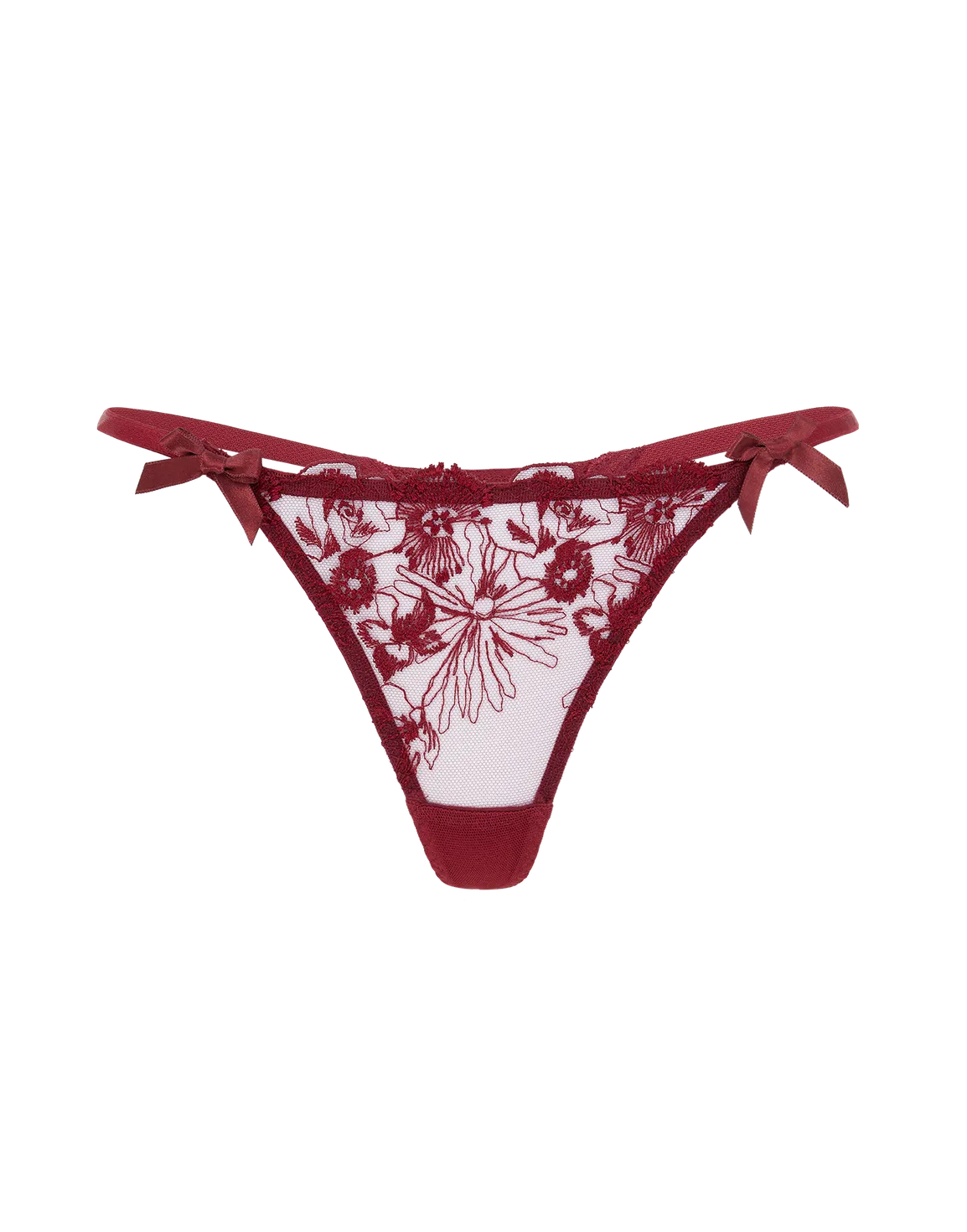 Jayce Thong Burgundy | Agent Provocateur