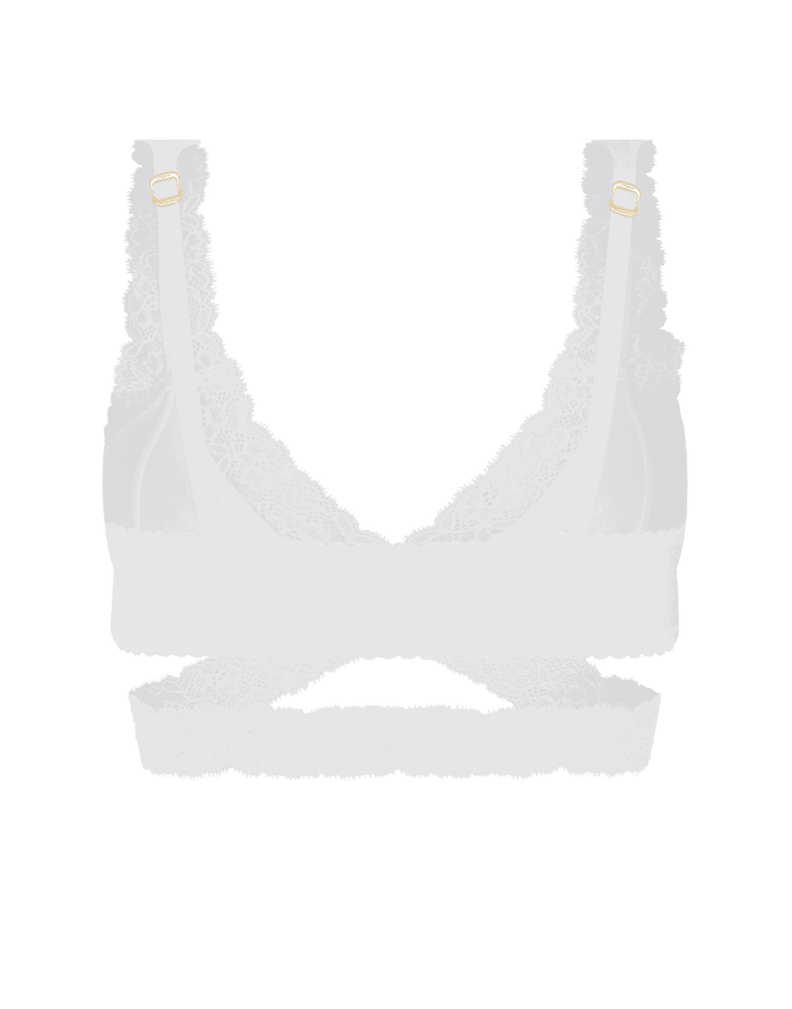 Clemmy High Apex Non Wired Bra White | Agent Provocateur