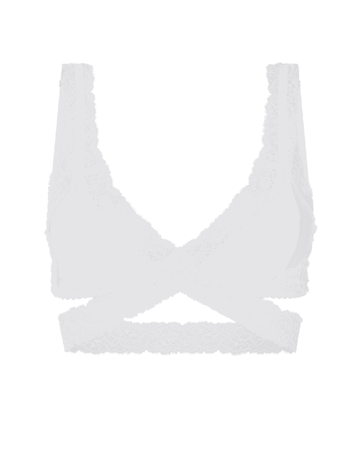 Clemmy High Apex Non Wired Bra White | Agent Provocateur